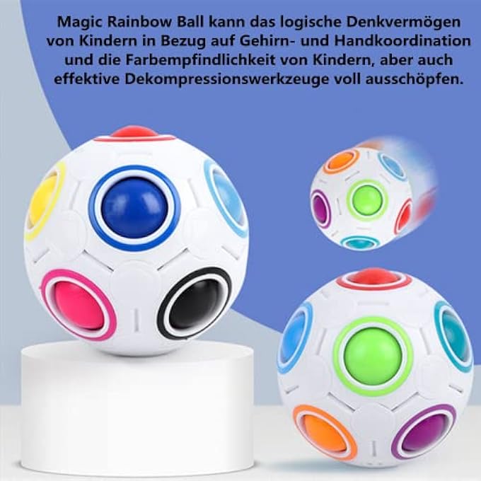 MAGIC RAINBOW BALL, 3D PUZZLE MAGIC BALL, EXCITING PUZZLE GAME FOR CHILDREN AND ADULTS, GIRLS AND BOYS FROM 6 YEARS - Image 3